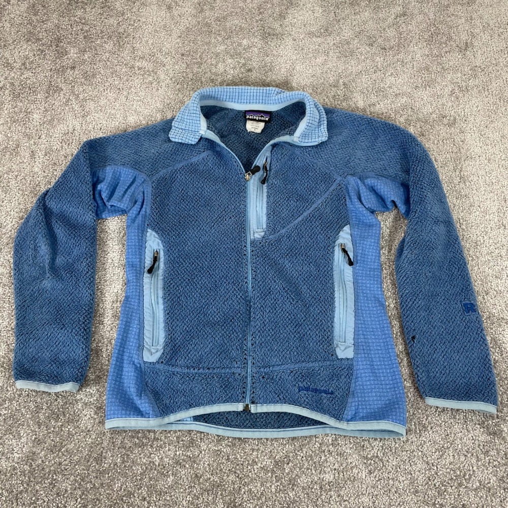 Patagonia R2 Jacket Womens Small Regulator Fleece Zip Up Vintage Zip Pockets